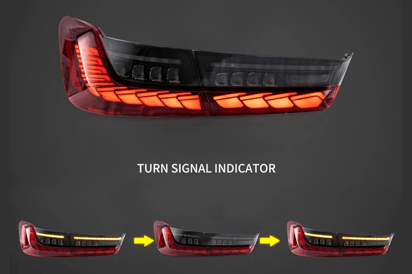BMW 3-Series G20/G28/G80 Dragon Scale Style Tail Lights (2019 - 2024) - K2 Industries
