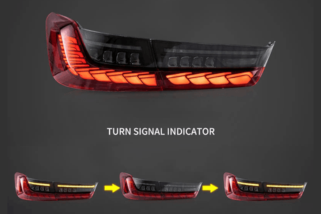 BMW 3-Series G20/G28/G80 Dragon Scale Style Tail Lights (2019 - 2024) - K2 Industries