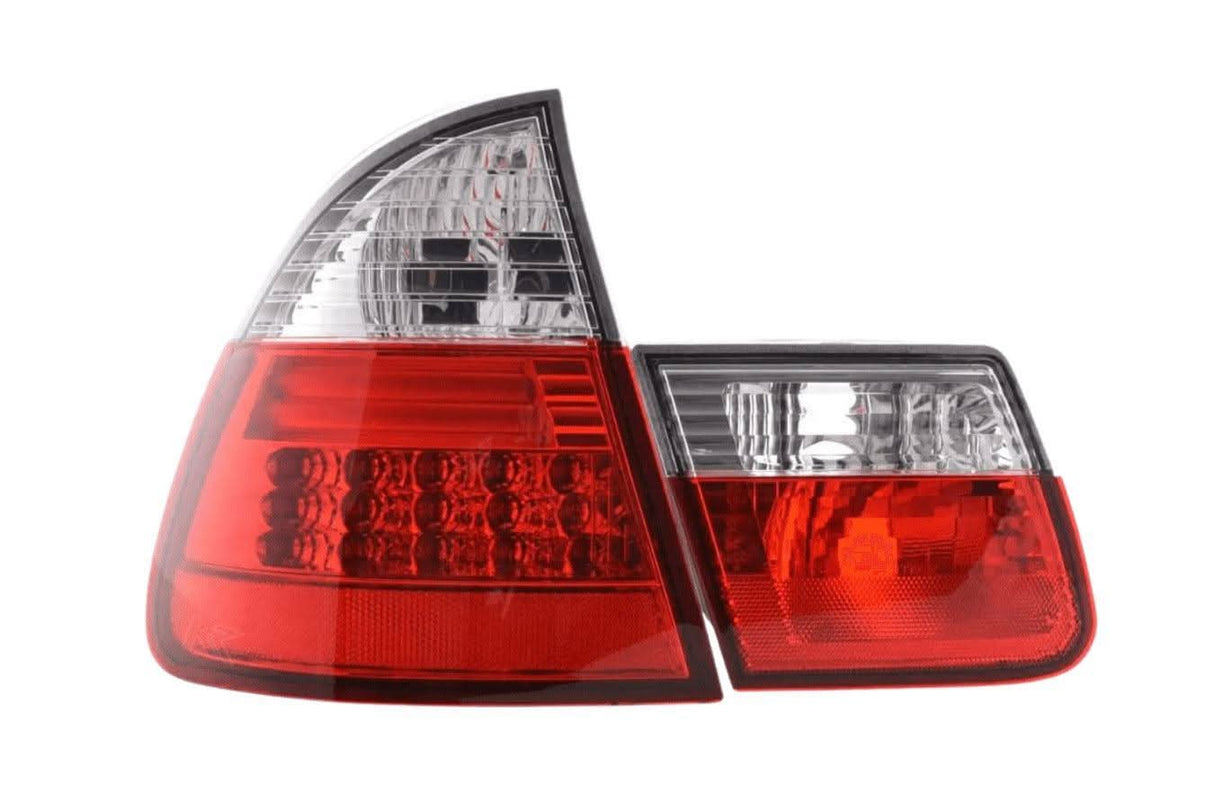 BMW 3 Series Wagon/Touring Red LED Taillights Set E46 (1998-2005) - K2 Industries