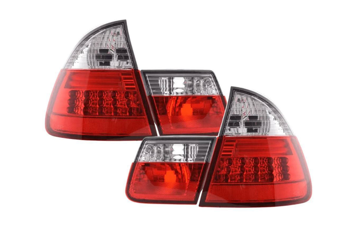 BMW 3 Series Wagon/Touring Red LED Taillights Set E46 (1998-2005) - K2 Industries