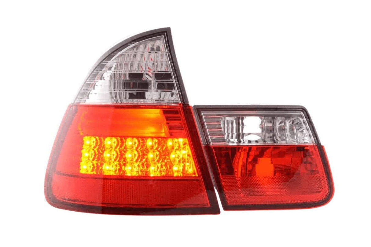 BMW 3 Series Wagon/Touring Red LED Taillights Set E46 (1998-2005) - K2 Industries