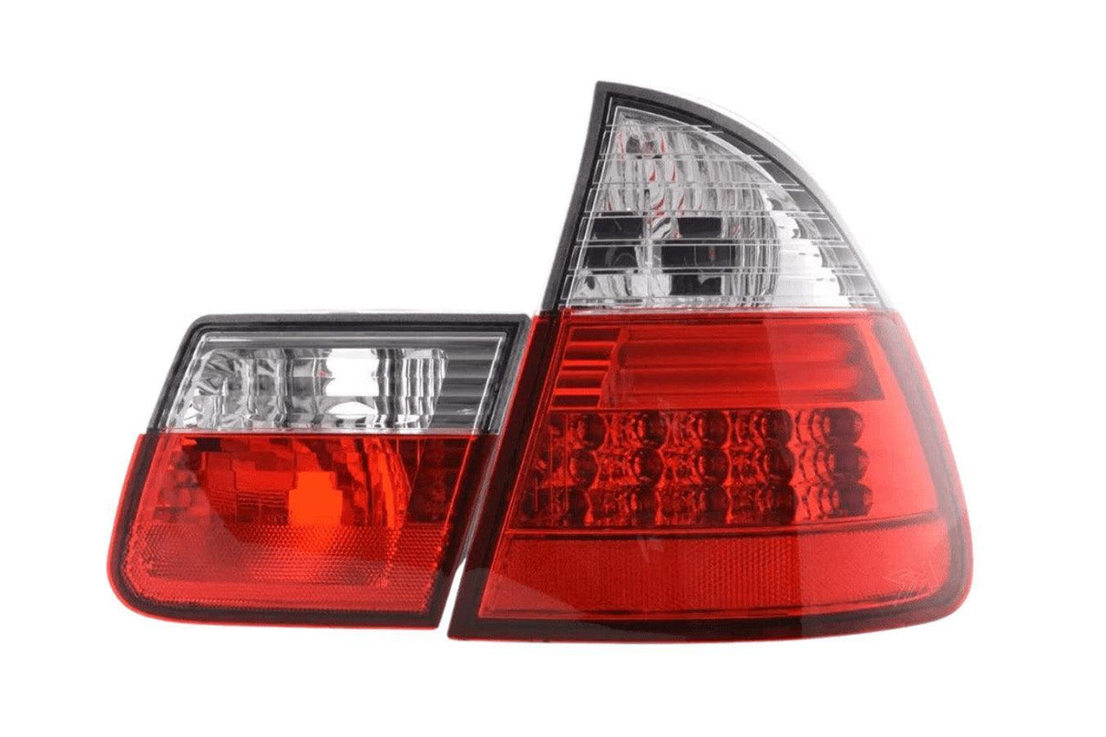 BMW 3 Series Wagon/Touring Red LED Taillights Set E46 (1998-2005) - K2 Industries