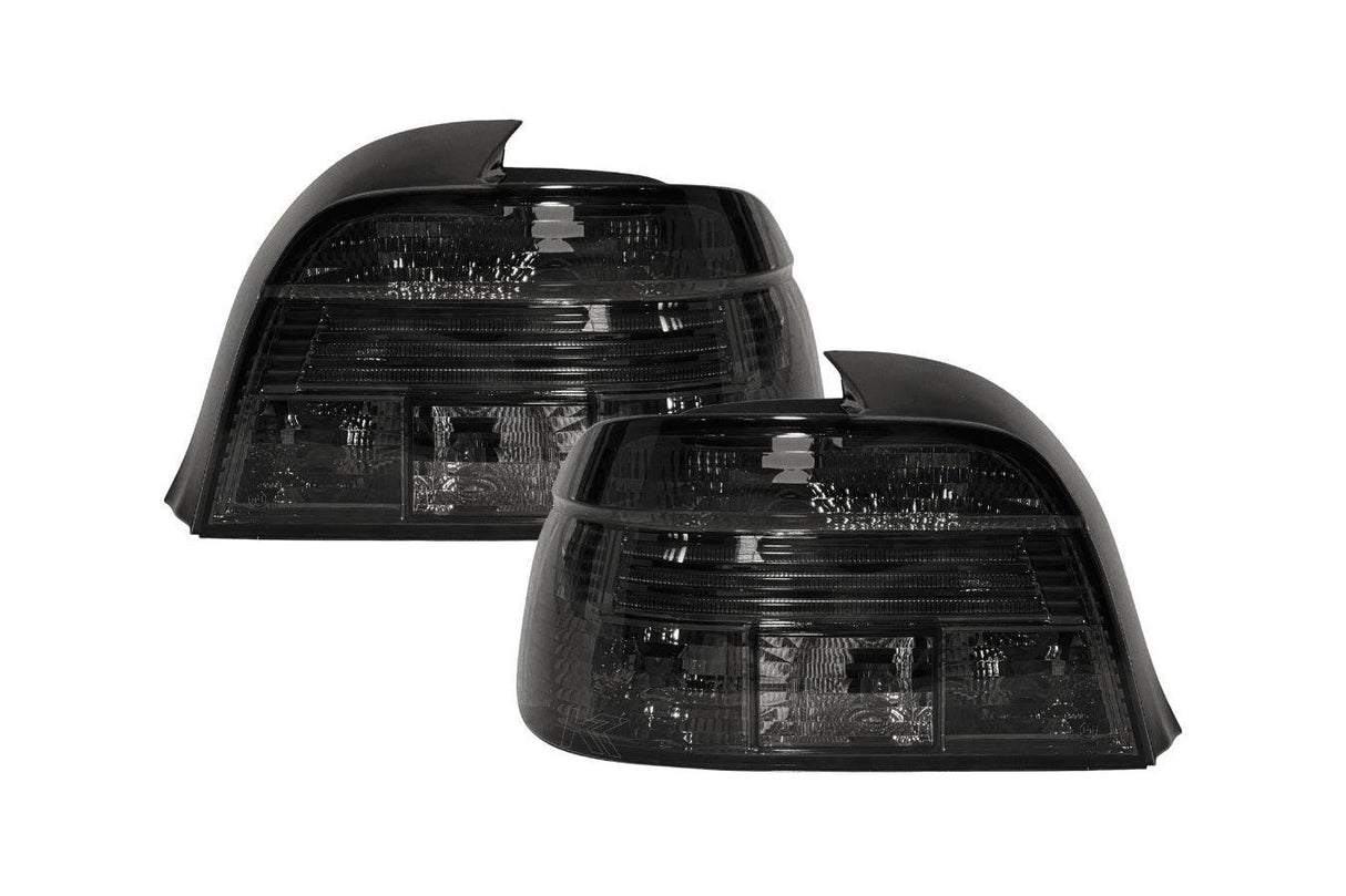 BMW 5 Series E39 LED Strip Smoked Clear Tail Lights (1995-2000) - K2 Industries