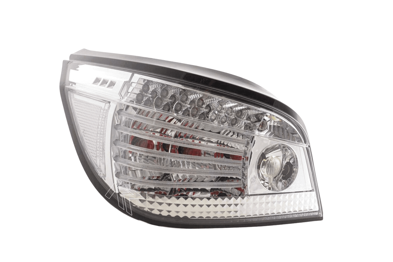BMW 5-series E60 Sedan Chrome Clear LED Taillights Set (2007-2009) - K2 Industries