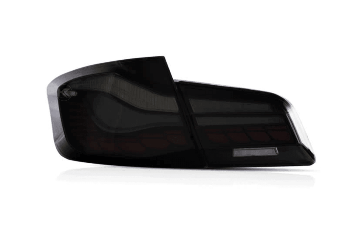 BMW 5-Series F10 F18 M5 6th Gen GTS Style -Red or Smoked- OLED Dynamic LED Tail Lights (2011-2017) - K2 Industries