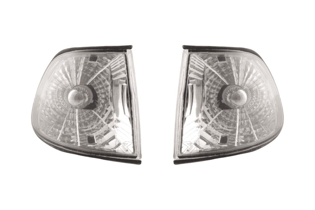 BMW 7-Series E38 Clear Chrome Front Corner Lights 1994-1998 - K2 Industries
