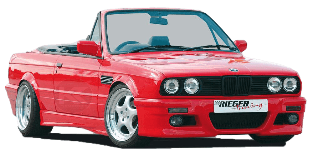 BMW E30 Coupe/Convertible - Rieger "Twisty" Side Skirt Set - K2 Industries