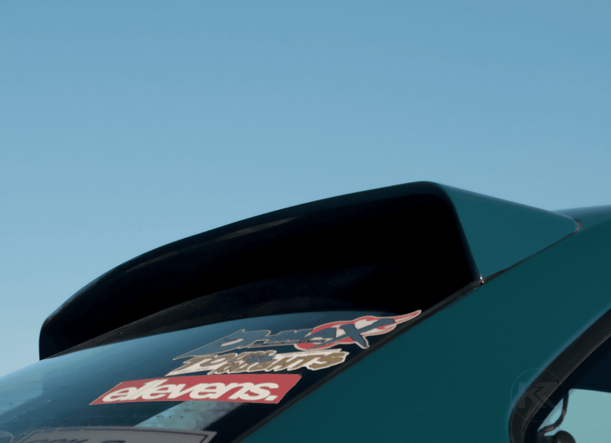 BMW E36 Coupe Series 3 Black HM Roof Spoiler V2 (1990 - 2000) - K2 Industries