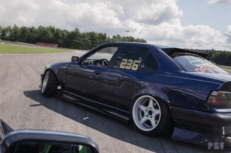 BMW E36 M3 Series 3 Black Side Skirt Extensions (1992 - 1999) - K2 Industries