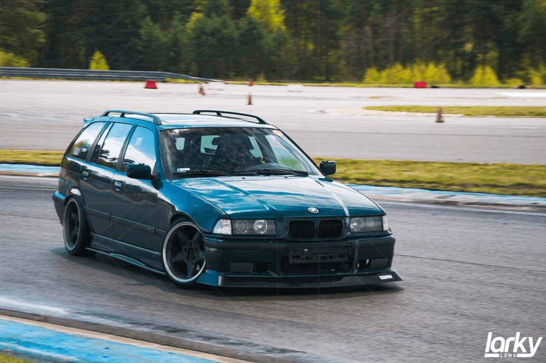 BMW E36 M3 Series 3 Black Side Skirt Extensions (1992 - 1999) - K2 Industries