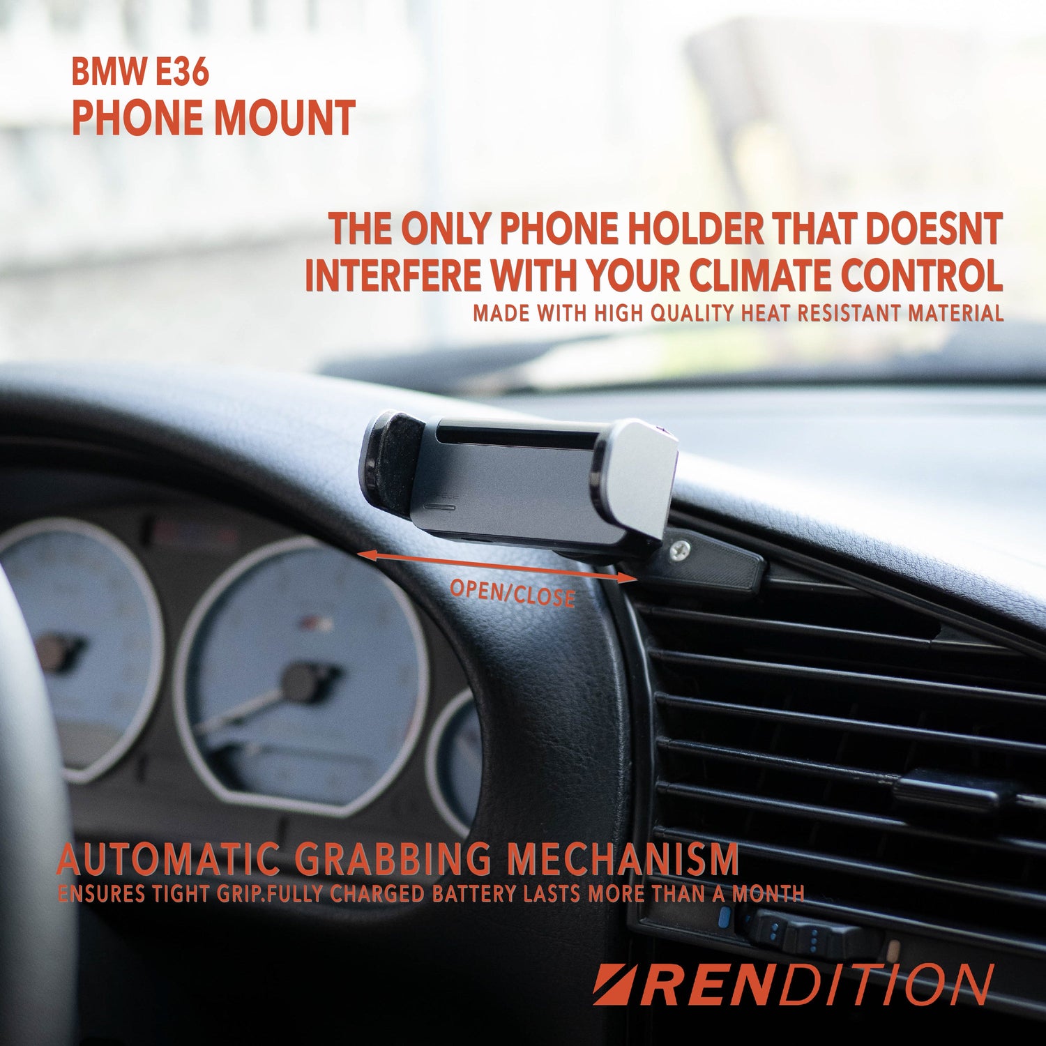 BMW E36 PHONE MOUNT - K2 Industries