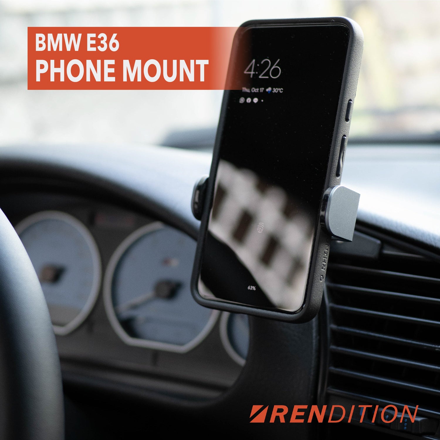 BMW E36 PHONE MOUNT - K2 Industries