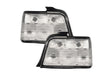 BMW E36 Sedan Custom Clear Tail Lights V3 (1992-1999) - K2 Industries
