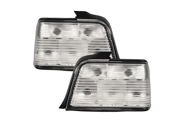 BMW E36 Sedan Custom Clear Tail Lights V3 (1992-1999) - K2 Industries