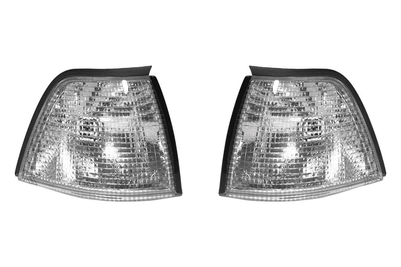 BMW E36 Sedan/Compact Clear Corner Lights (1992-1999) - K2 Industries