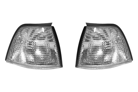 BMW E36 Sedan/Compact Clear Corner Lights (1992-1999) - K2 Industries