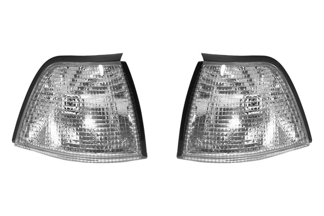BMW E36 Sedan/Compact Clear Corner Lights (1992-1999) - K2 Industries