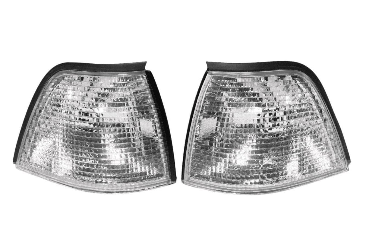 BMW E36 Sedan/Compact Clear Corner Lights (1992-1999) - K2 Industries