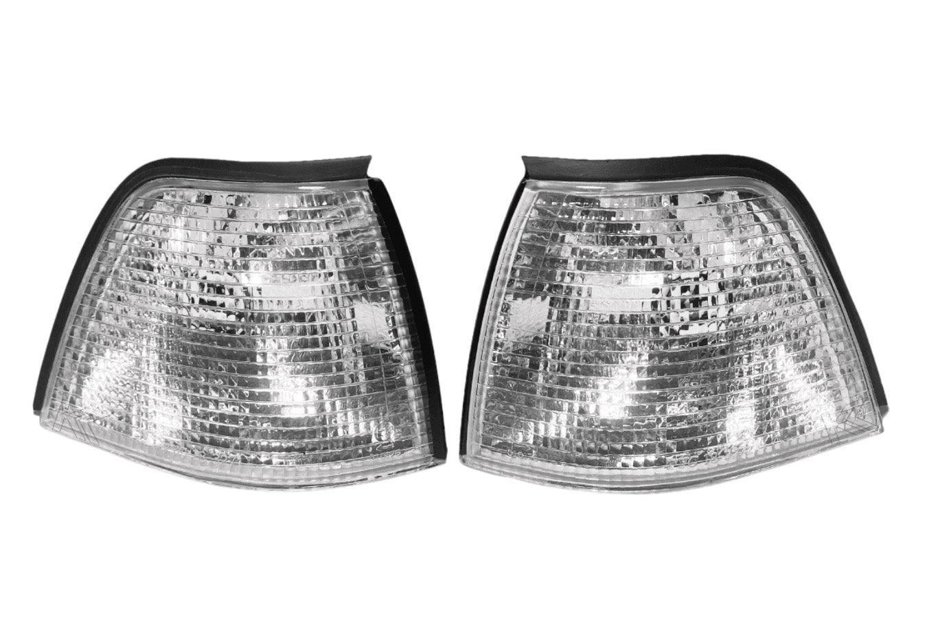 BMW E36 Sedan/Compact Clear Corner Lights (1992-1999) - K2 Industries
