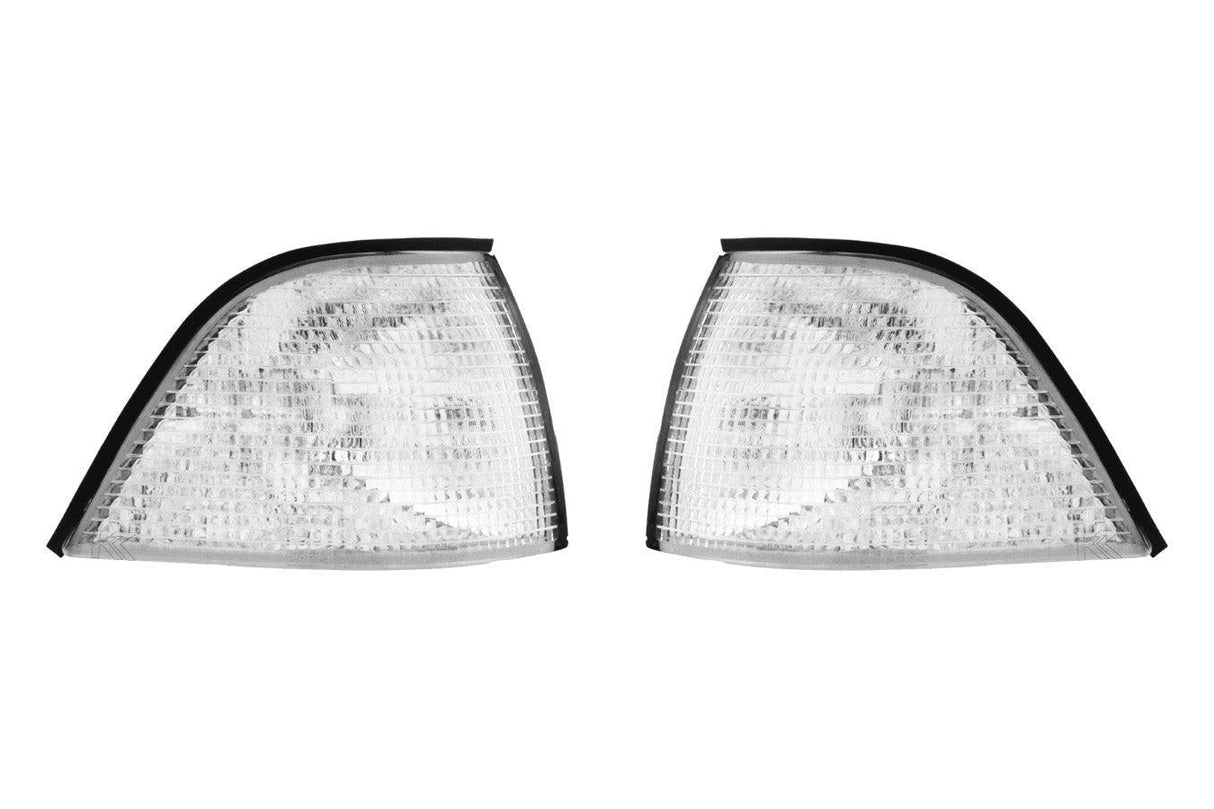 BMW E36 Series 3 Clear OEM Style Corner/Signal Lights (1992 - 1999) - K2 Industries