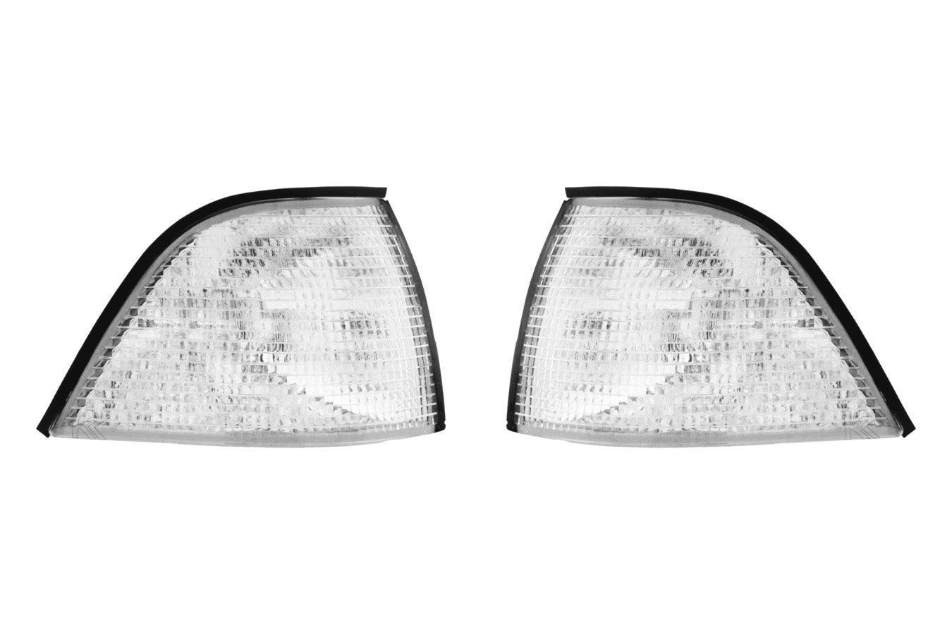 BMW E36 Series 3 Clear OEM Style Corner/Signal Lights (1992 - 1999) - K2 Industries