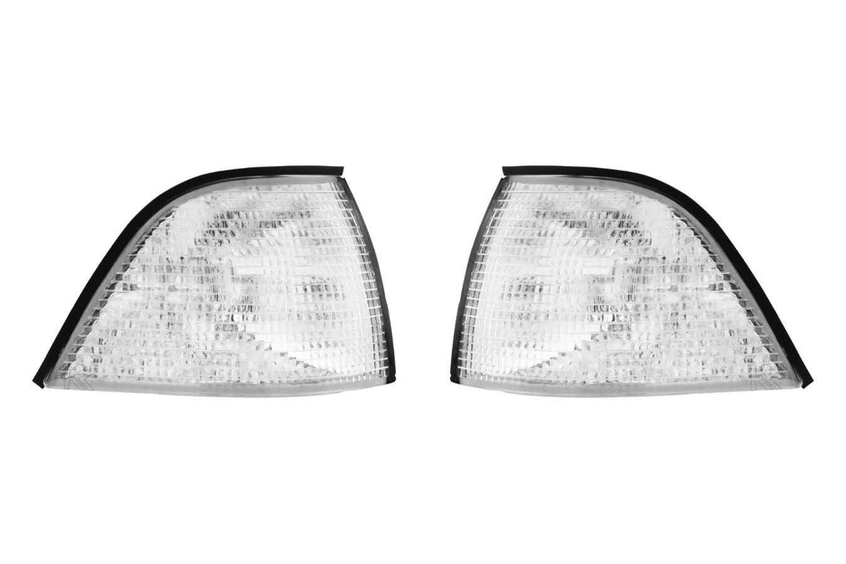 BMW E36 Series 3 Clear OEM Style Corner/Signal Lights (1992 - 1999) - K2 Industries