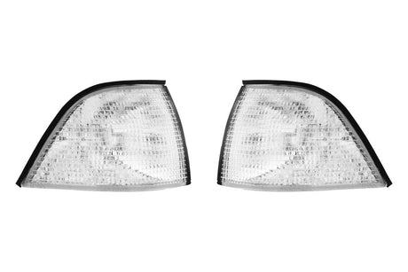 BMW E36 Series 3 Clear OEM Style Corner/Signal Lights (1992 - 1999) - K2 Industries