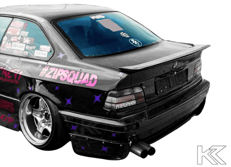 BMW E36 Series 3 Drag Wing Style Trunk Spoiler (1992 - 1999) - K2 Industries
