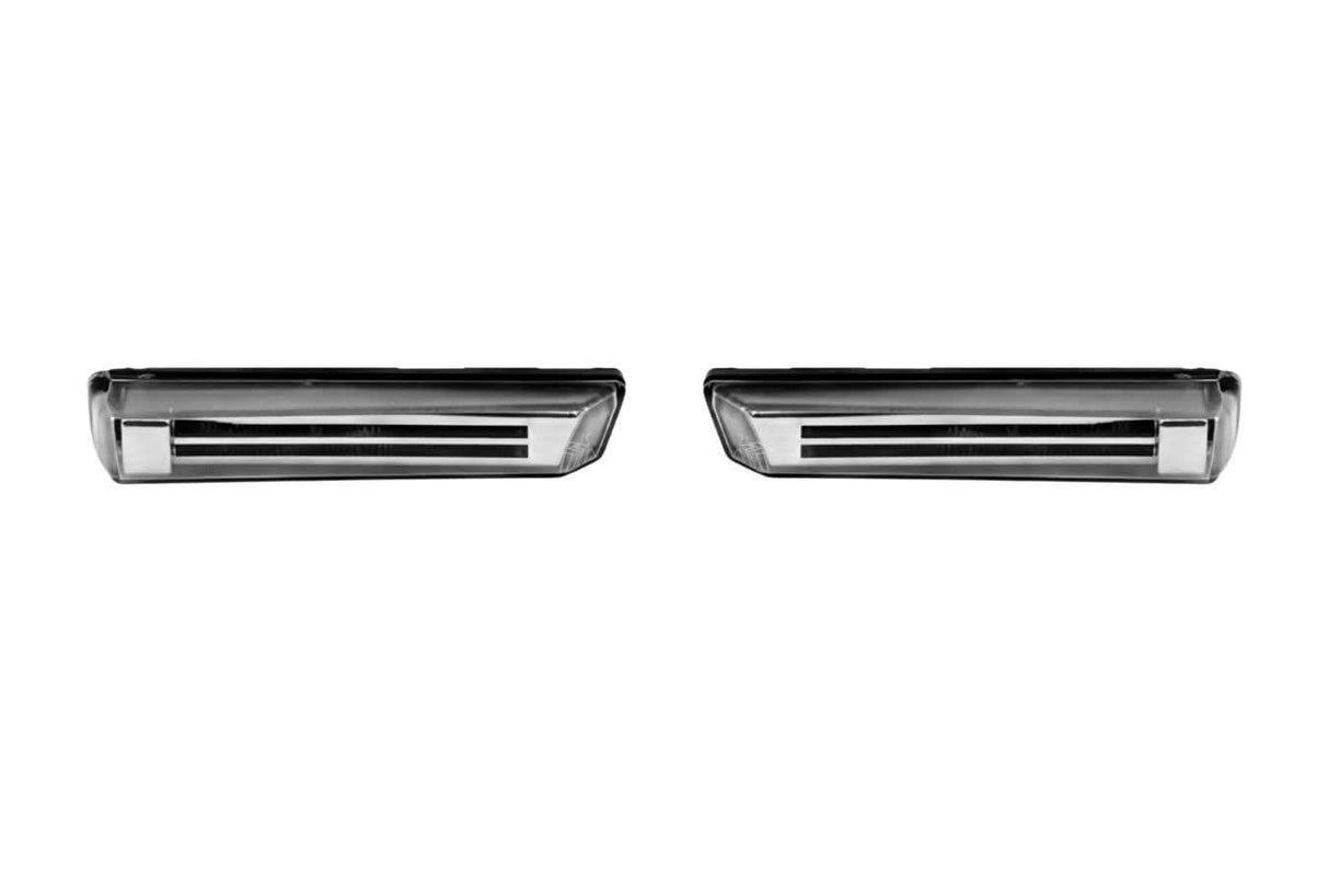 BMW E38 7-Series E46 M3 Crystal Light Bar Clear/Smoke Lens Amber/White LED Side Marker Light (1995-2006) - K2 Industries