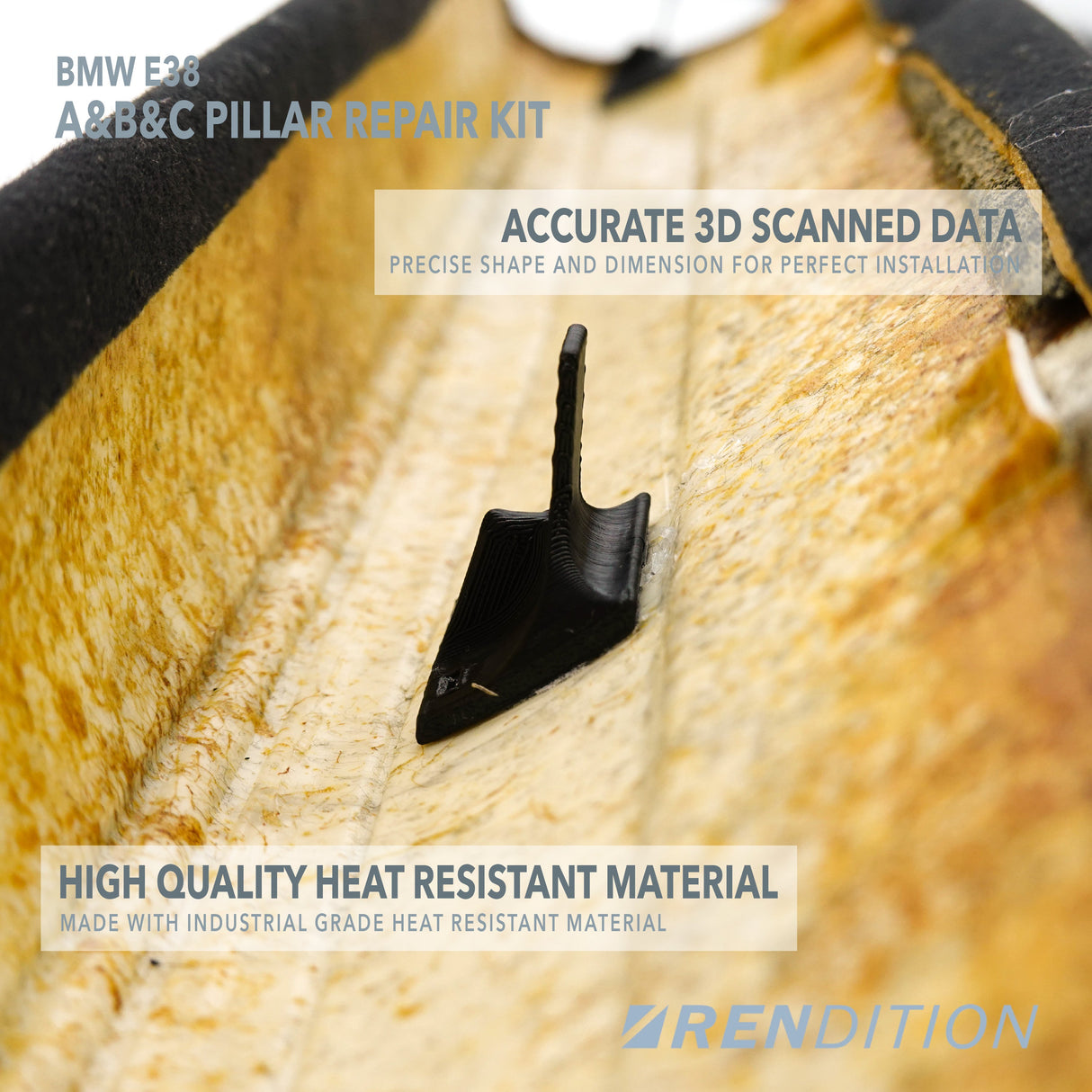 BMW E38 C PILLAR REPAIR KIT - K2 Industries