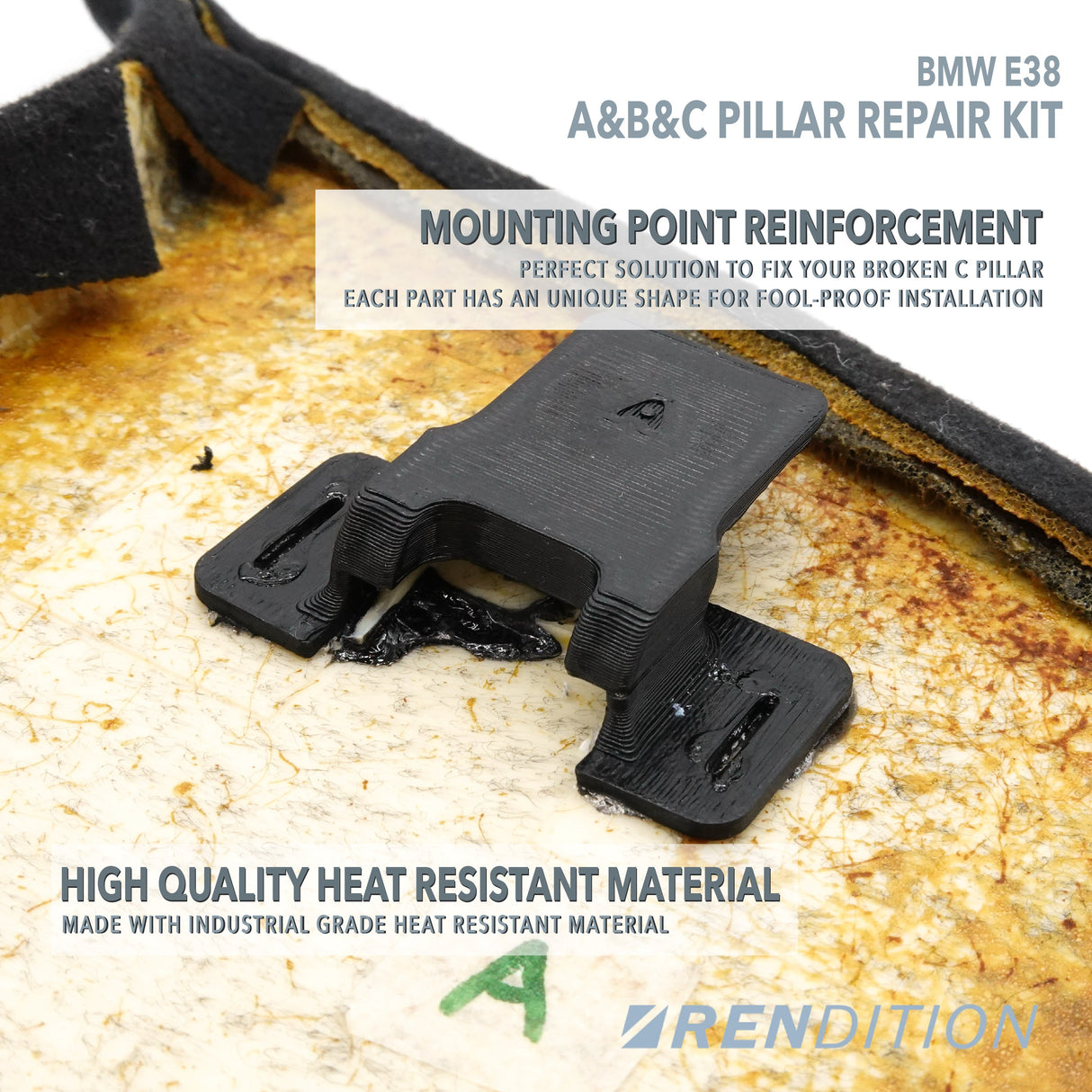 BMW E38 C PILLAR REPAIR KIT - K2 Industries