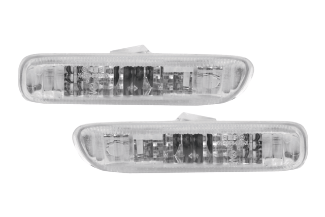 BMW E46 2D/Cabrio & 99-01 BMW 4D/5D Crystal Clear or Smoke Side Marker Lights(1999-2003) - K2 Industries