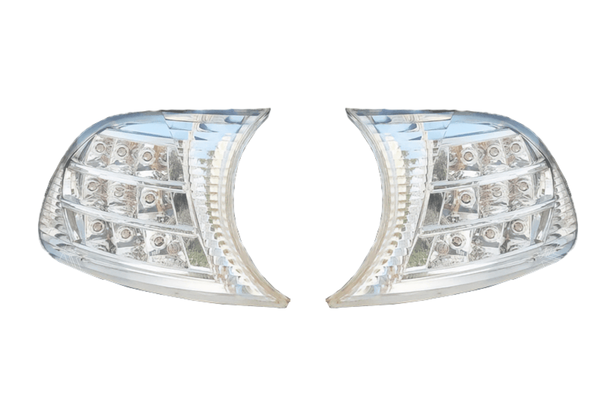 BMW E46 2D/Cabrio Crystal Clear Screw On LED Corner Lights (2002-2003) - K2 Industries