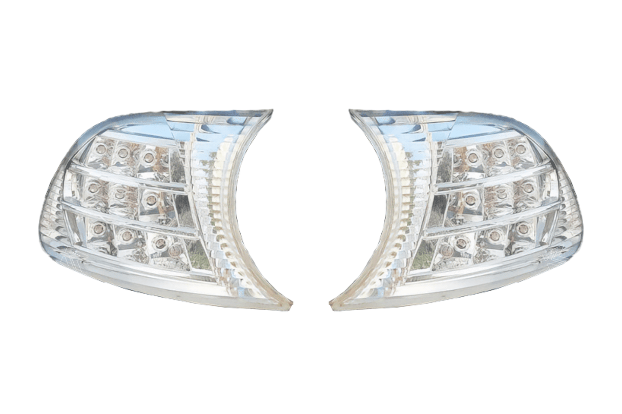 BMW E46 2D/Cabrio Crystal Clear Screw On LED Corner Lights (2002-2003) - K2 Industries