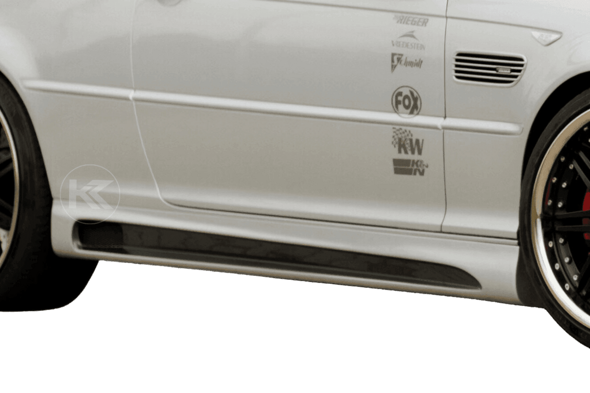 BMW E46 - All Models - Rieger Vented Side Skirts V2 - K2 Industries