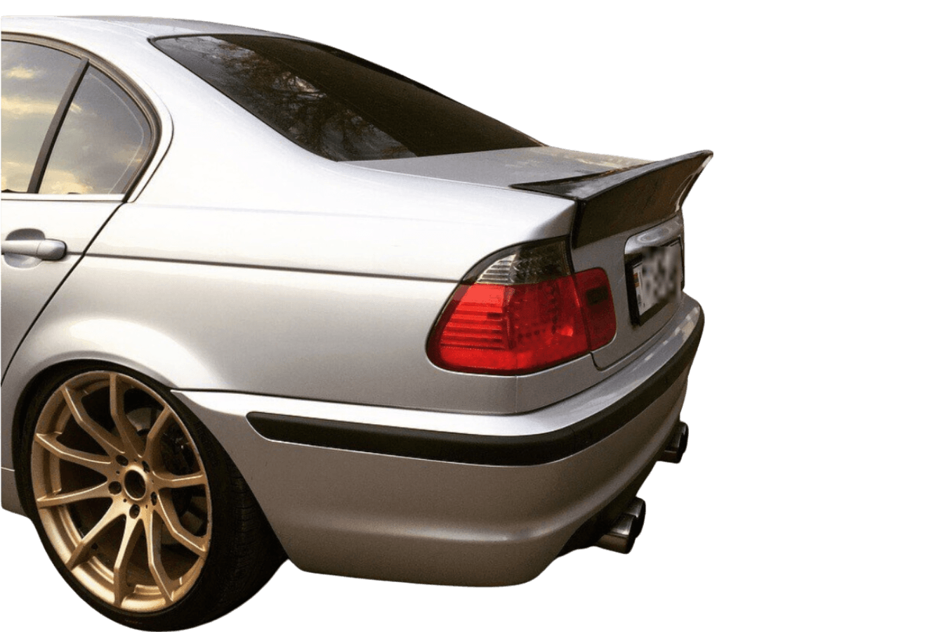 REAR SPOILER / LID EXTENSION BMW 3 E46 COUPE < M3 CSL LOOK > (FOR