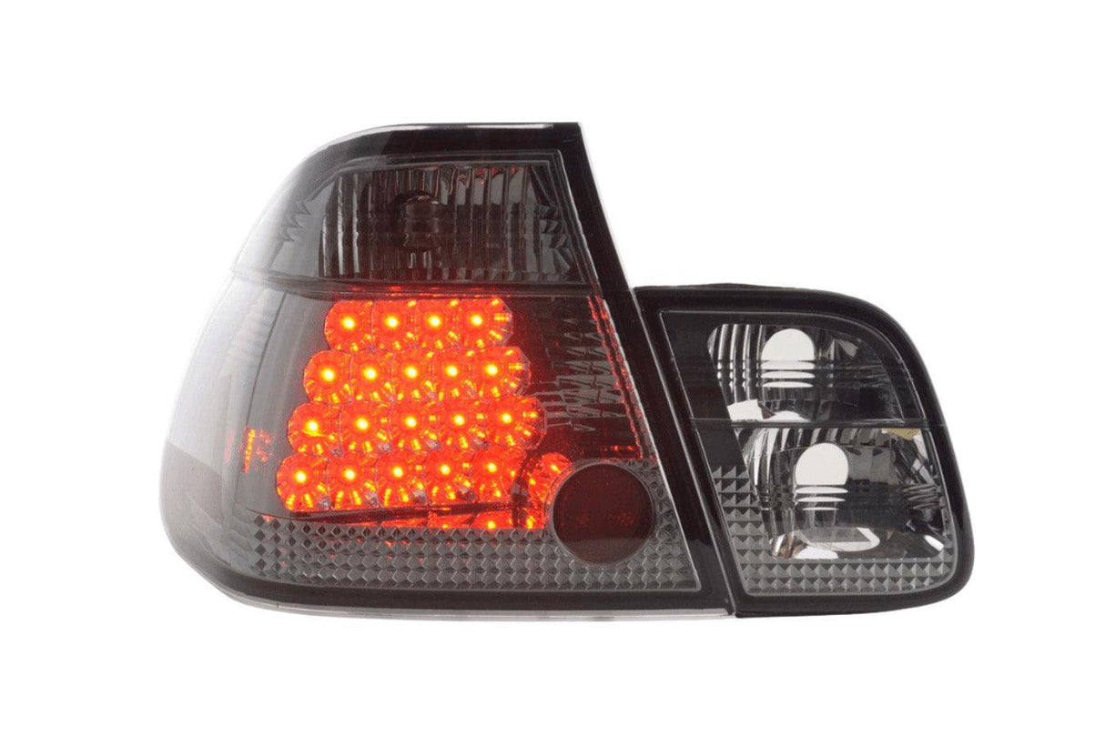 BMW E46 Sedan Smoked Altezza Style LED Taillights - Pre Face Lift (1998-2001) - K2 Industries