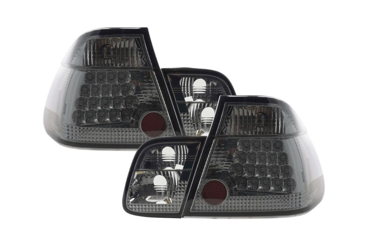 BMW E46 Sedan Smoked Altezza Style LED Taillights - Pre Face Lift (1998-2001) - K2 Industries
