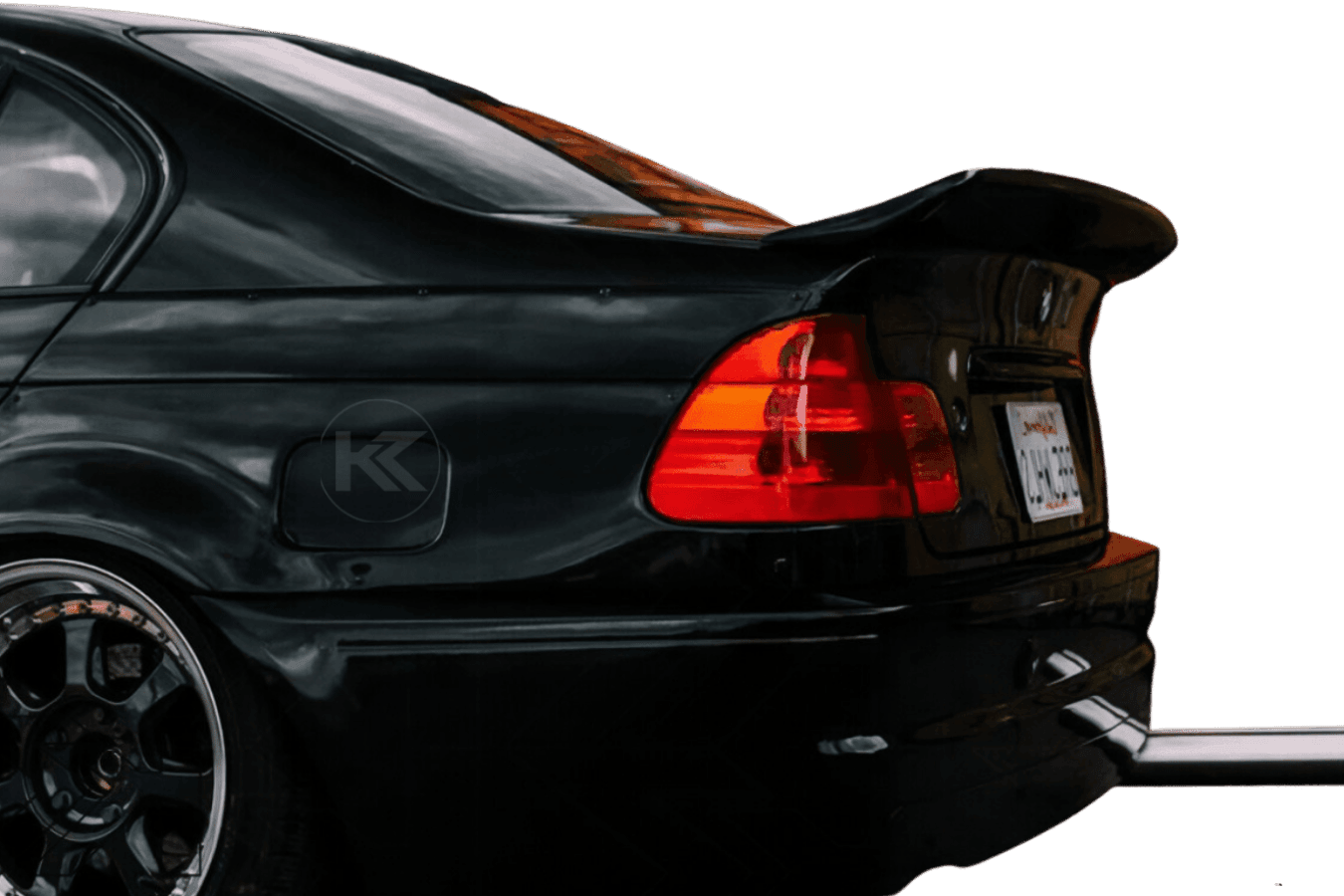 BMW E46 Series 3 Drag Wing Style Trunk Spoiler (1995 - 2005) - K2 Industries