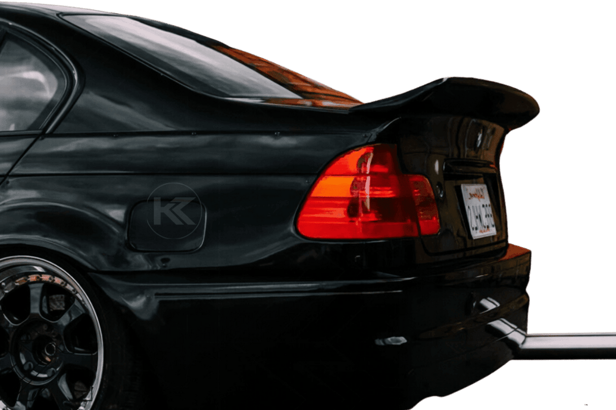 BMW E46 Series 3 Drag Wing Style Trunk Spoiler (1995 - 2005) - K2 Industries