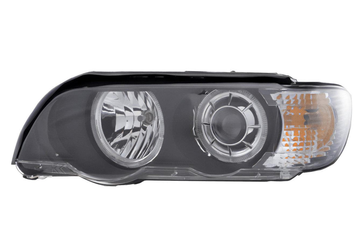 BMW E53 X5 Black OE+ Angel Eye Headlights - (2000-2003) - K2 Industries
