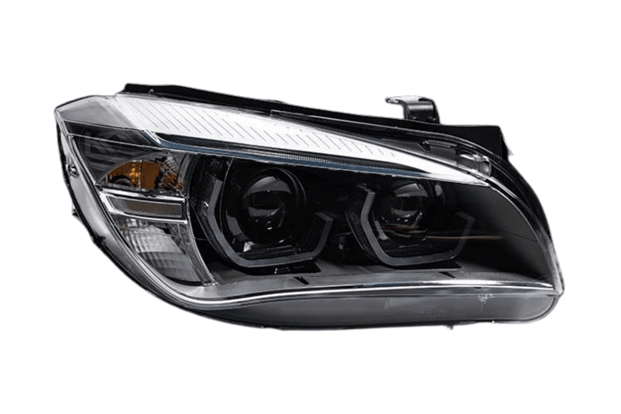 BMW E84 X1 Modern Style Angel Eye HID Bi-Xenon Headlights (2010 - 2015) - K2 Industries