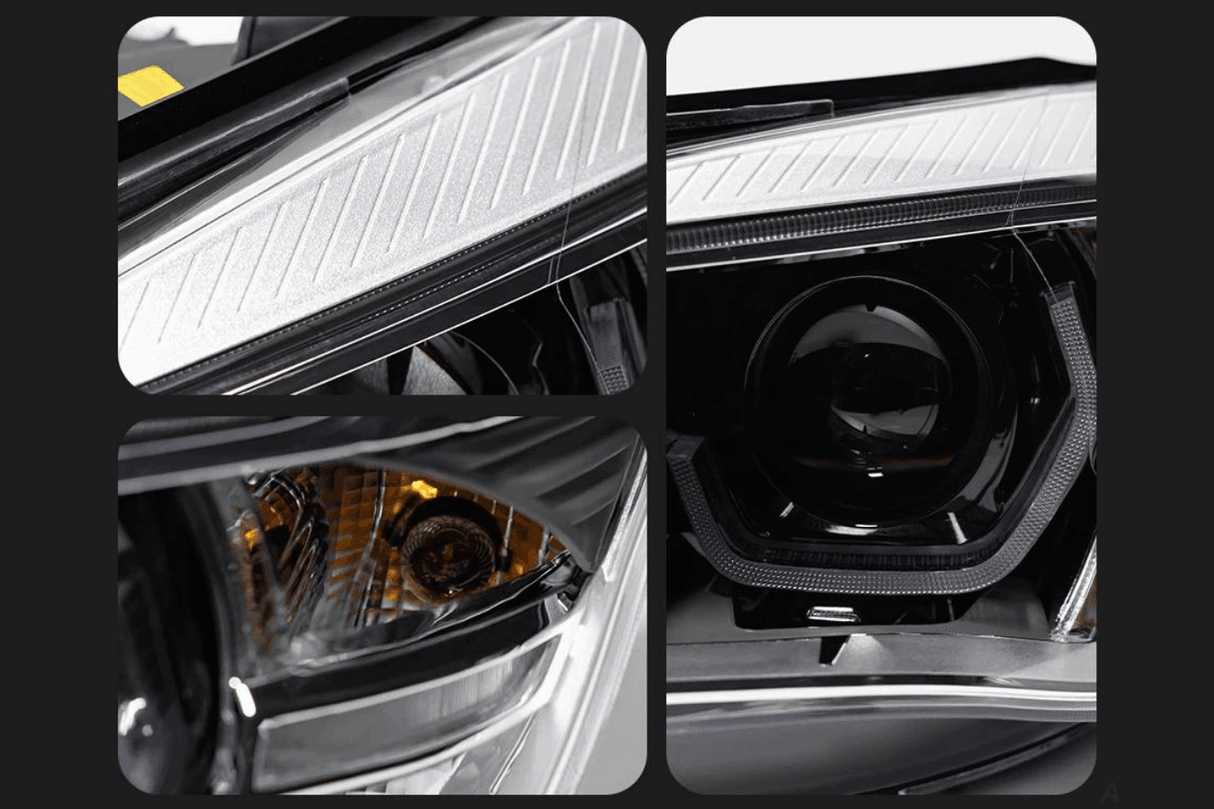 BMW E84 X1 Modern Style Angel Eye HID Bi-Xenon Headlights (2010 - 2015) - K2 Industries