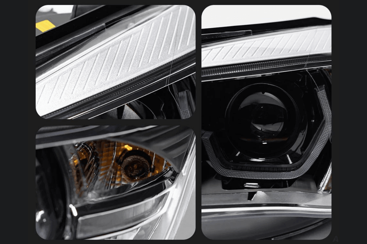 BMW E84 X1 Modern Style Angel Eye HID Bi-Xenon Headlights (2010 - 2015) - K2 Industries