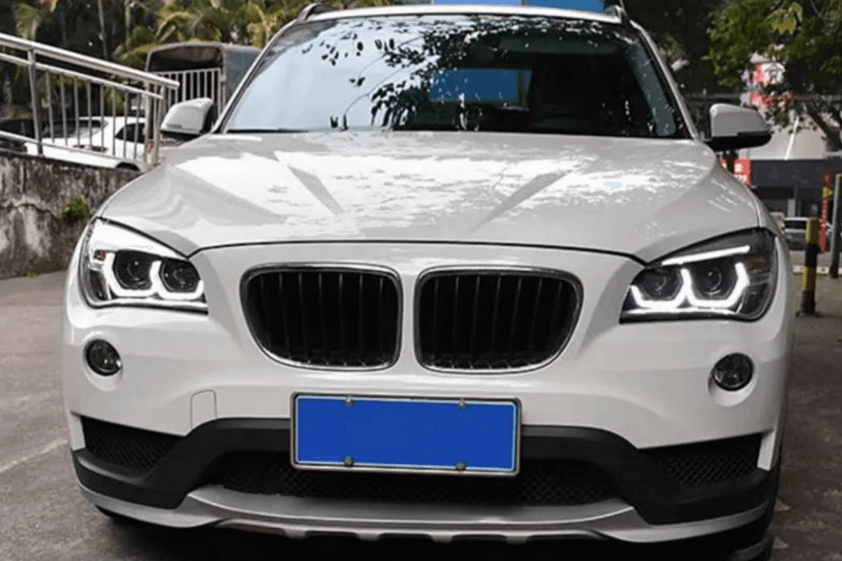BMW E84 X1 Modern Style Angel Eye HID Bi-Xenon Headlights (2010 - 2015) - K2 Industries