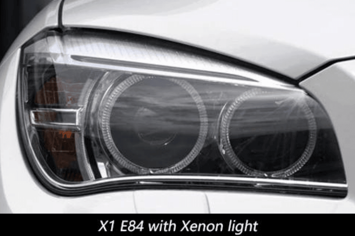 BMW E84 X1 Modern Style Angel Eye HID Bi-Xenon Headlights (2010 - 2015) - K2 Industries