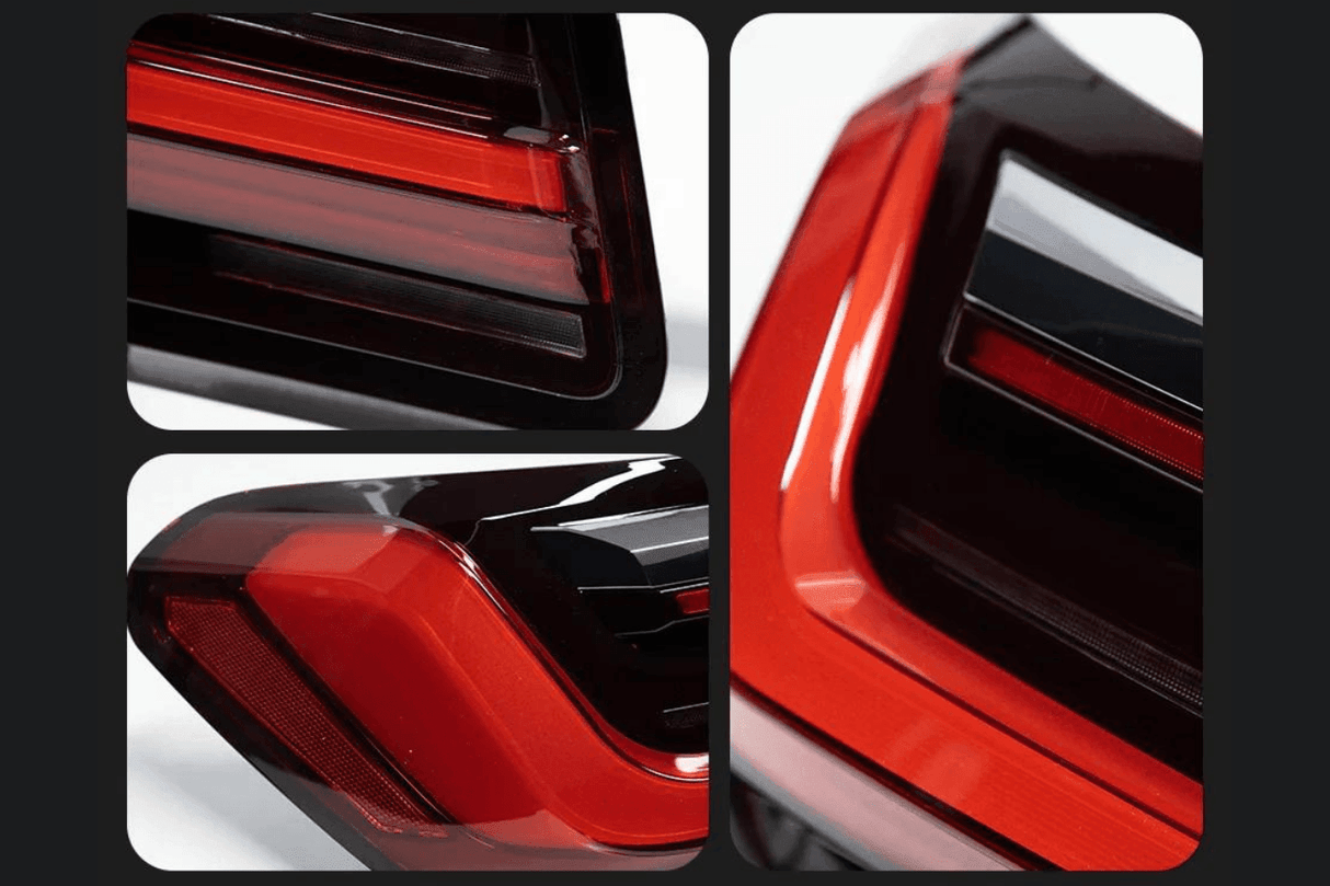 BMW F02 7 Series Red LED Luxury Beam Style Tail Lights (2008 - 2015) - K2 Industries