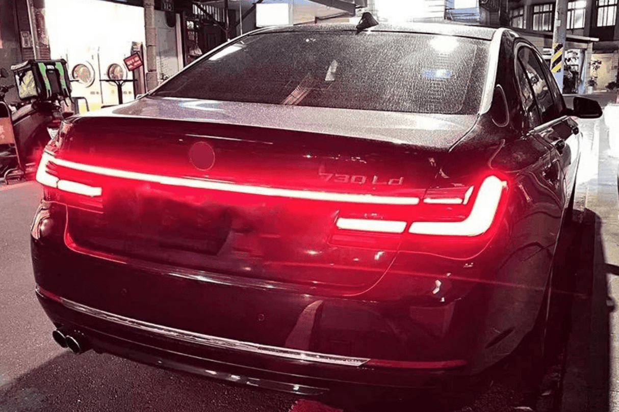 BMW F02 7 Series Red LED Luxury Beam Style Tail Lights (2008 - 2015) - K2 Industries