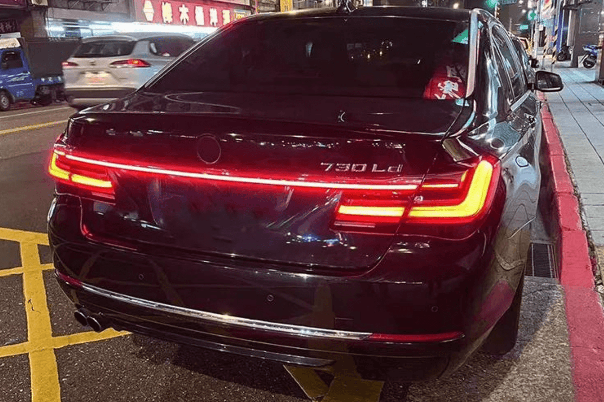 BMW F02 7 Series Red LED Luxury Beam Style Tail Lights (2008 - 2015) - K2 Industries