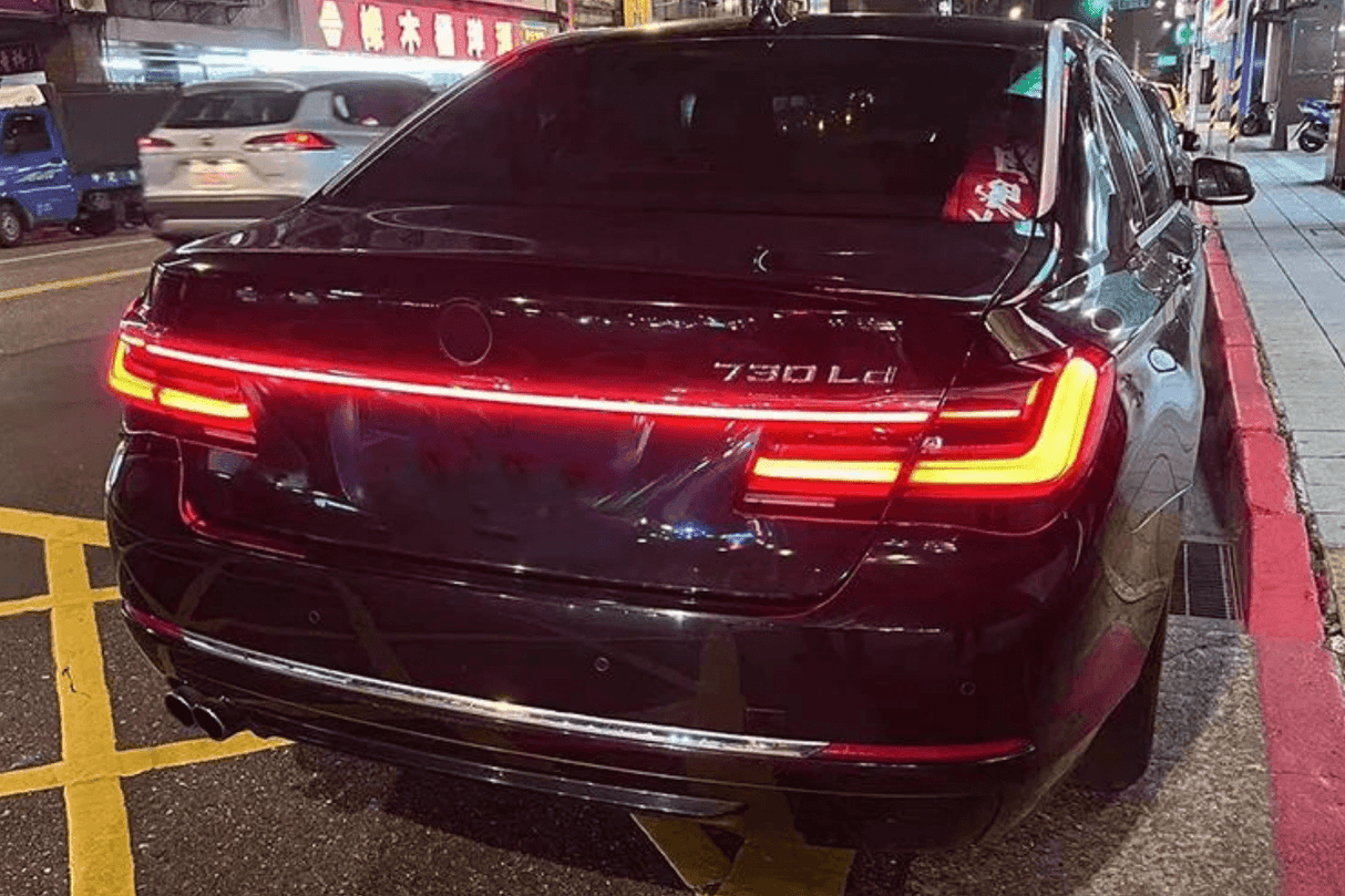 BMW F02 7 Series Red LED Luxury Beam Style Tail Lights (2008 - 2015) - K2 Industries